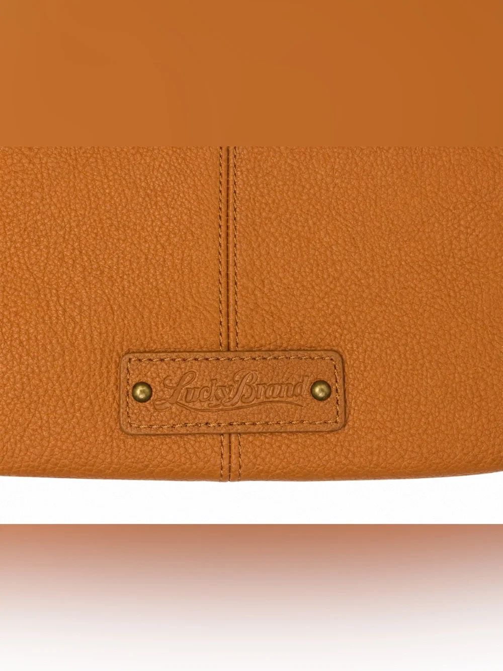 Lucky Brand Tan Leather Crossbody Bag
